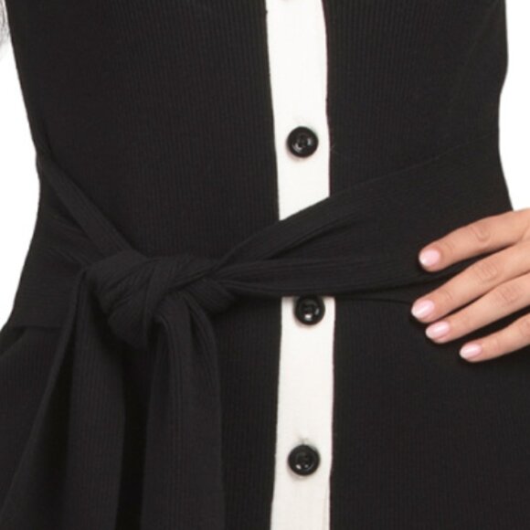 TOCCIN Victoria Sleeveless Tie Front Midi Dress - Picture 3 of 4